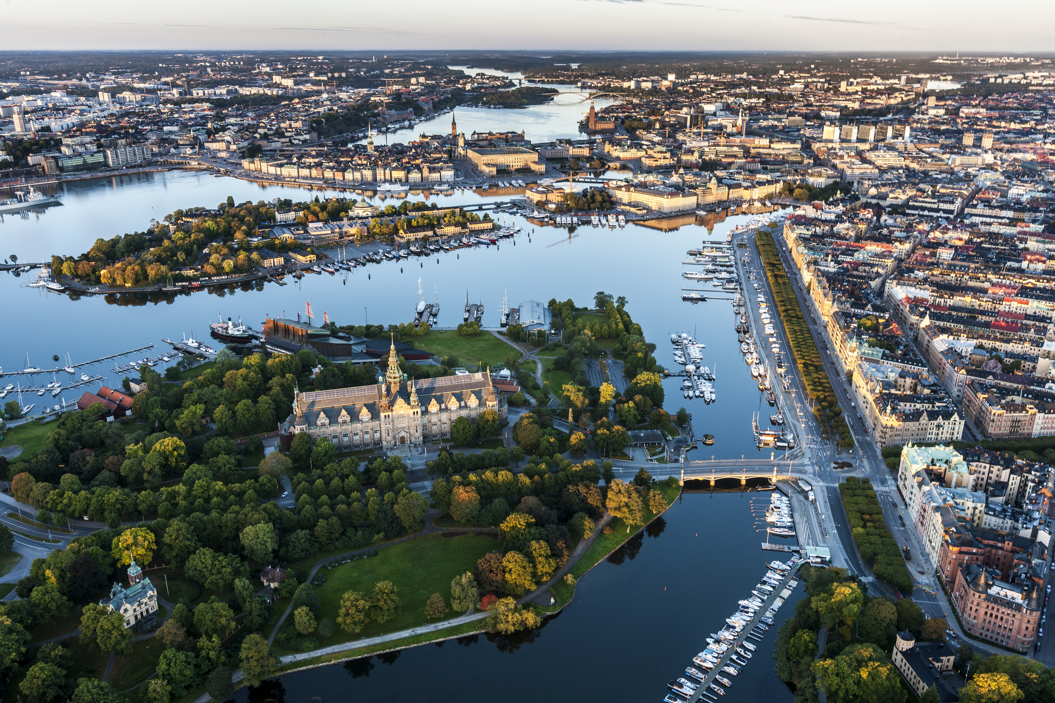 Utsikt över Stockholm.